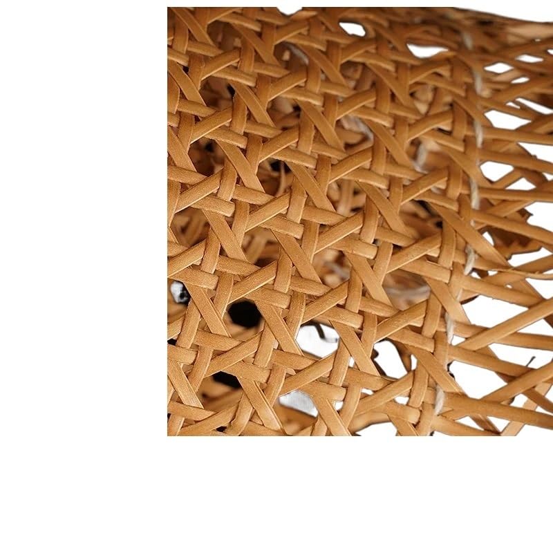 Natürliches Rattanband,PE Rattan Gurtband Kunststoff-Rattan Geflechtrolle 40–55 cm x 0,6–2 m, Material für Reparatur und Dekoration von Gartenmöbeln(Coffee,40cm x 2 Meters)