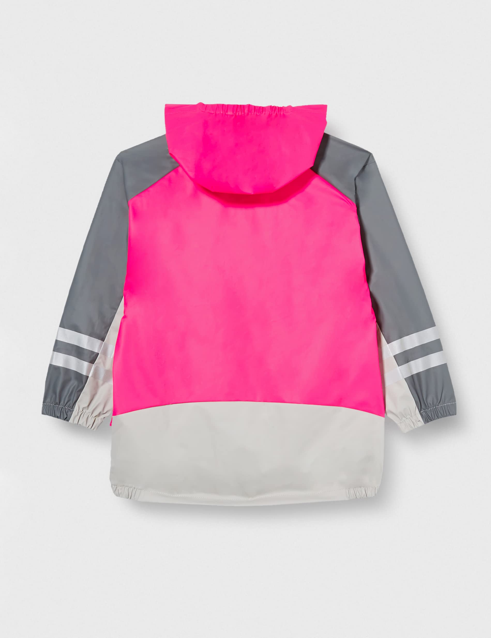 Playshoes Dziecięca kurtka funkcyjna 3 w 1, kurtka przeciwdeszczowa, neonowo-różowa, rozmiar 92, różowy neonowy, 92