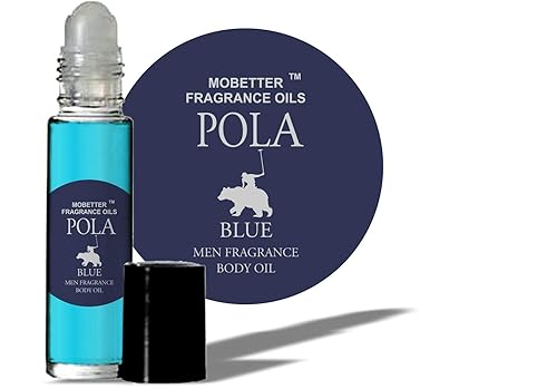 MOBETTER FRAGRANCE OILS Aceite corporal Pola Blue Colonia para hombre (0.3 fl oz Roll On)