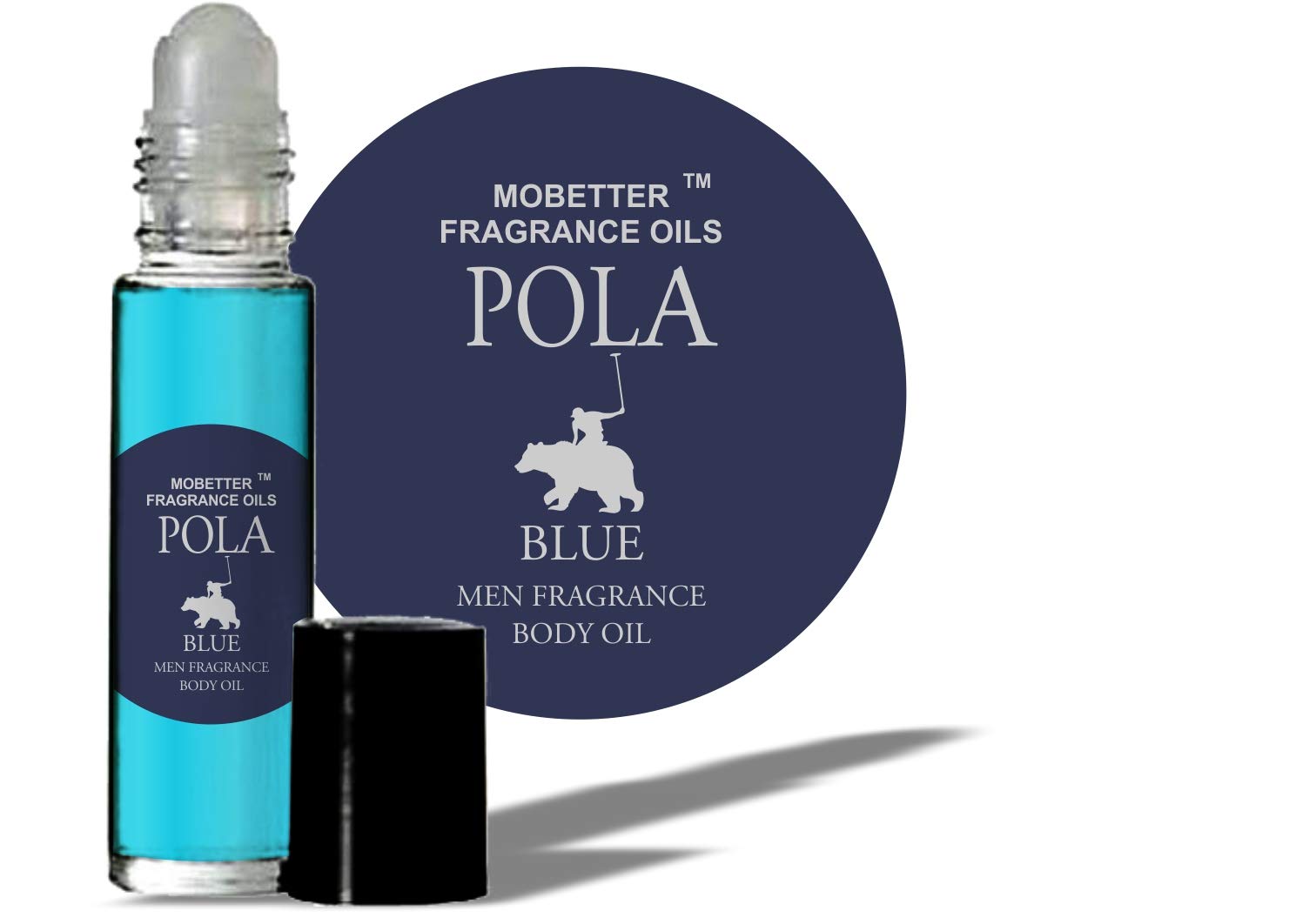 MOBETTER FRAGRANCE OILS Pola Blue Cologne Body Oil for Men (10ml Roll On)