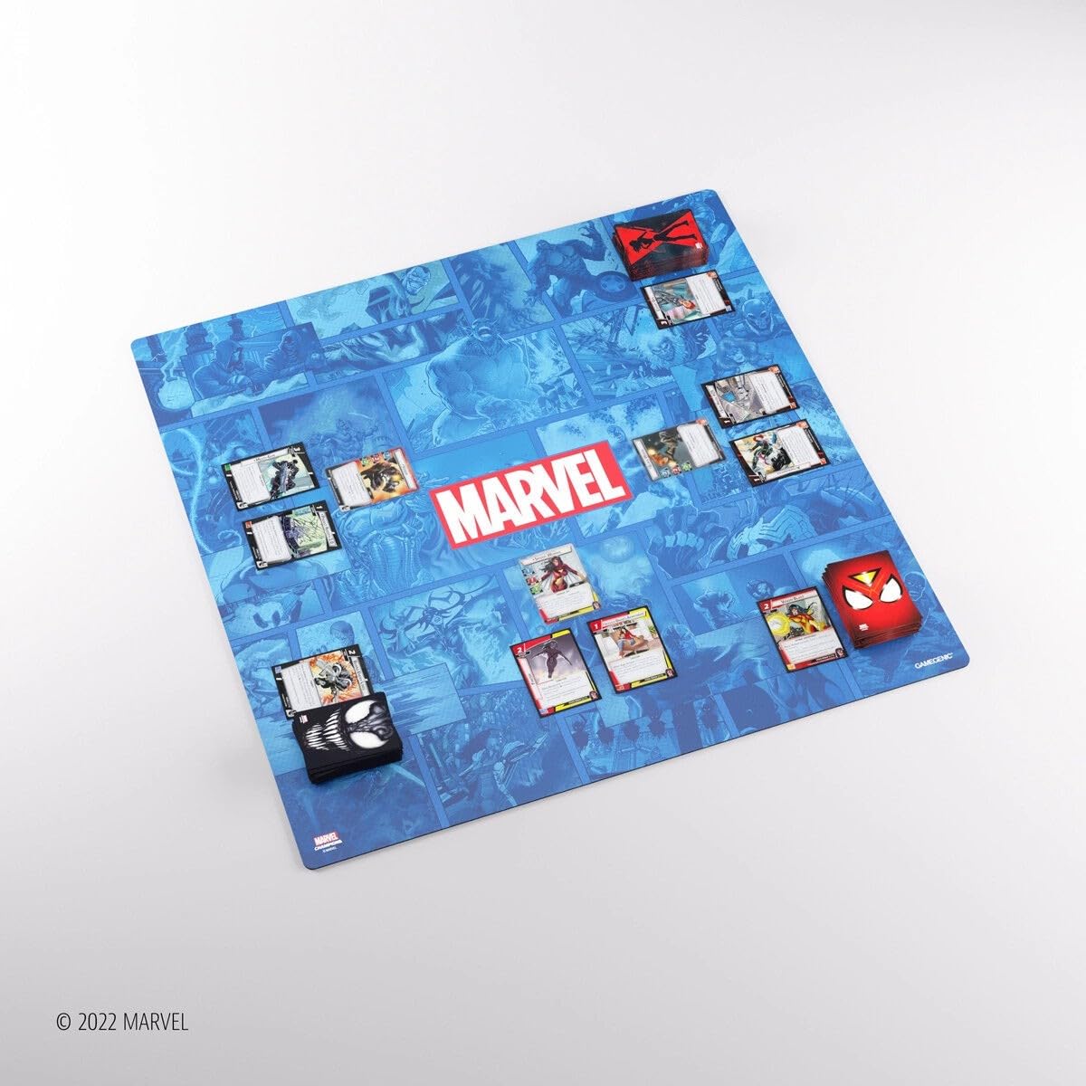 Gamegenic, Marvel Champions Game Mat XL - Marvel Blue