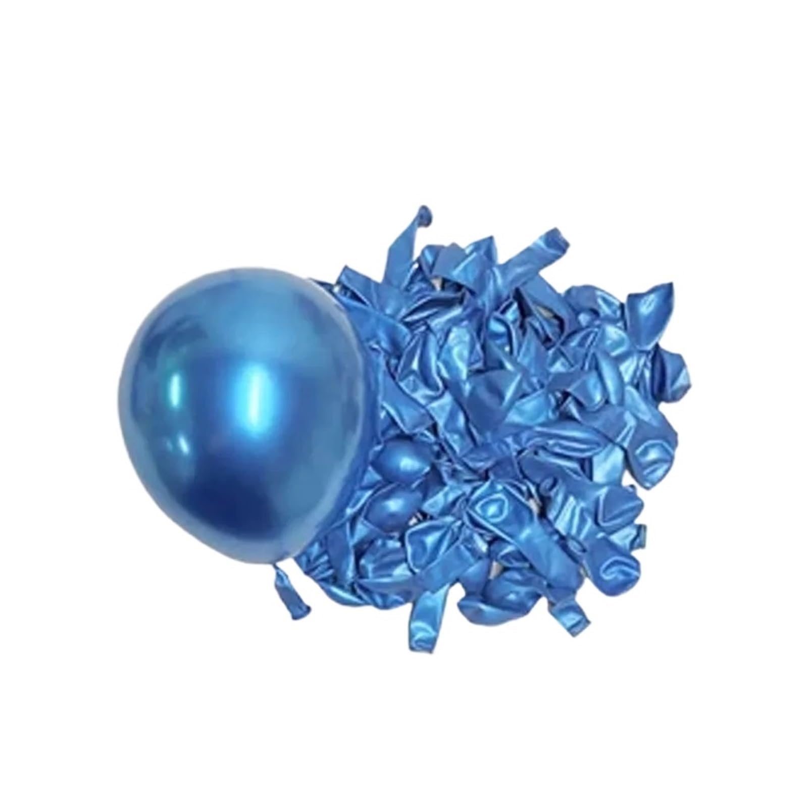 Ballon anniversaire bleu vert argent or rose 10 pouces pour fête