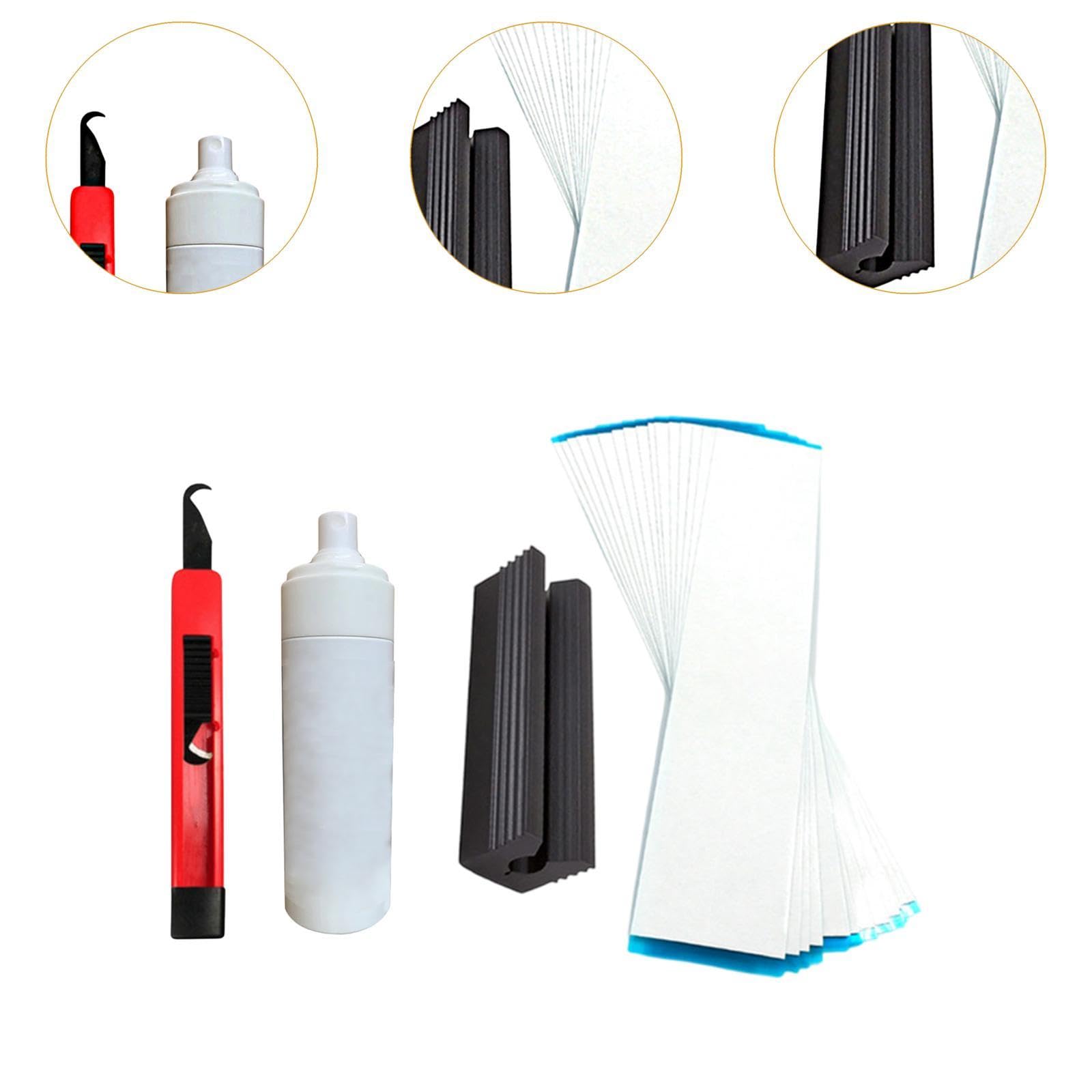 Kit de Reemplazo de Empuñadura para Palo de Golf de 3 Piezas con Cinta Adhesiva de Doble Cara, Gancho para Empuñadura de Golf, PP, Adecuado para Palo