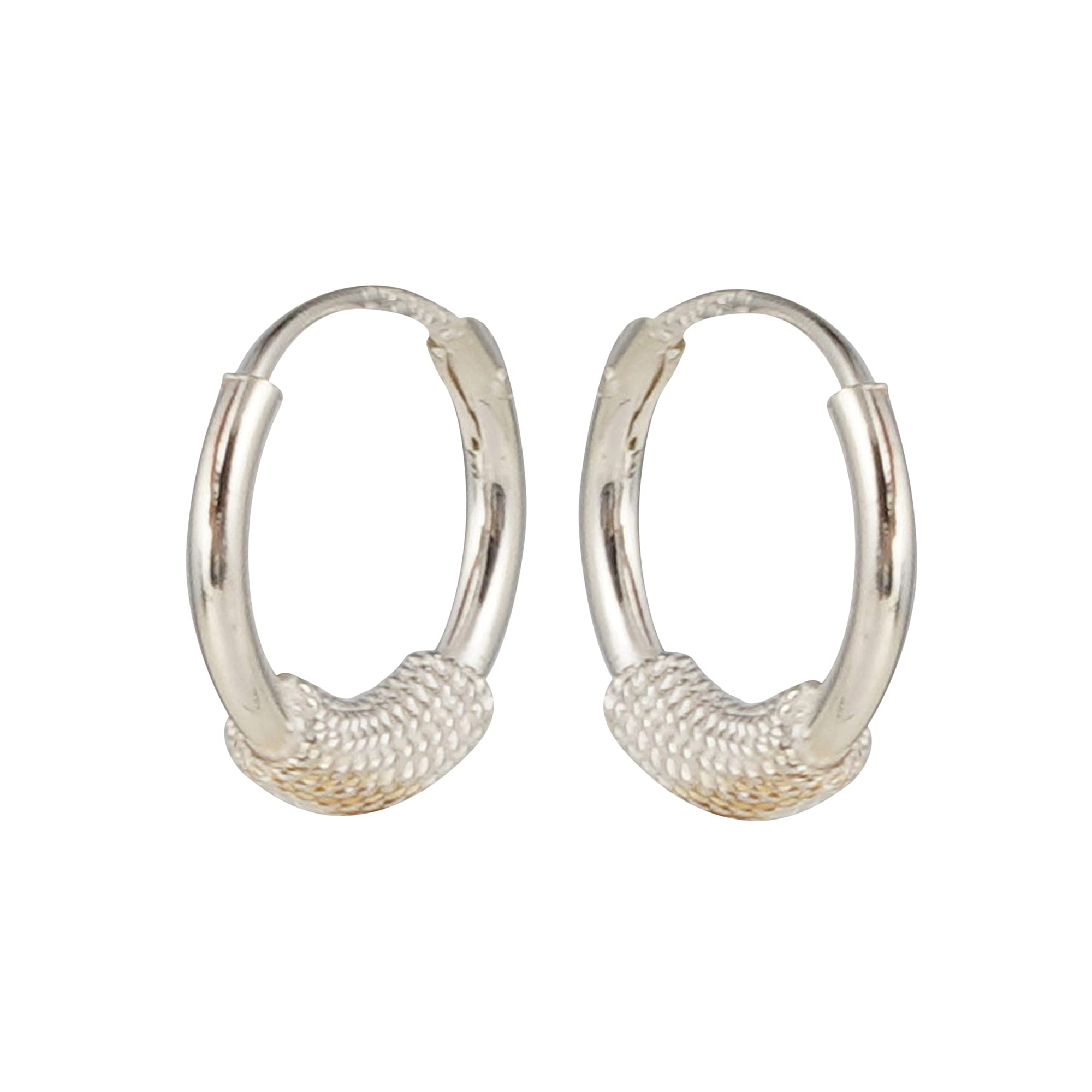 DHRUVS COLLECTION 925 Pure Silver Designer Multiple Rings Baali/Earring 12MM (size) For Girls, Women, Baby Girls & Baby Boys (1 Year to 12 Years) (B097Q9XVZH) Amazon Price History, Amazon Price Tracker