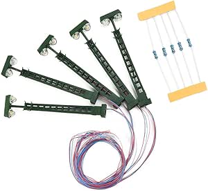 Modellbau Lampen 5 Stück - N Gauge Eisenbahn Lichter