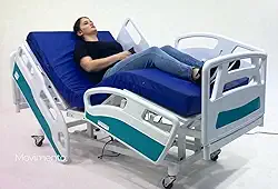 Cama Hospitalar Motorizada 8 Movimentos com Regulagem de Altura e Colchão Hospitalar D33-1033 AS