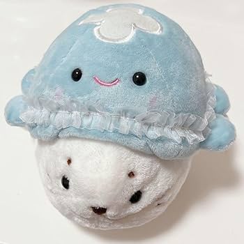 Amazon.co.jp: しろたん クラゲに変身 ぬいぐるみ 八景島シー