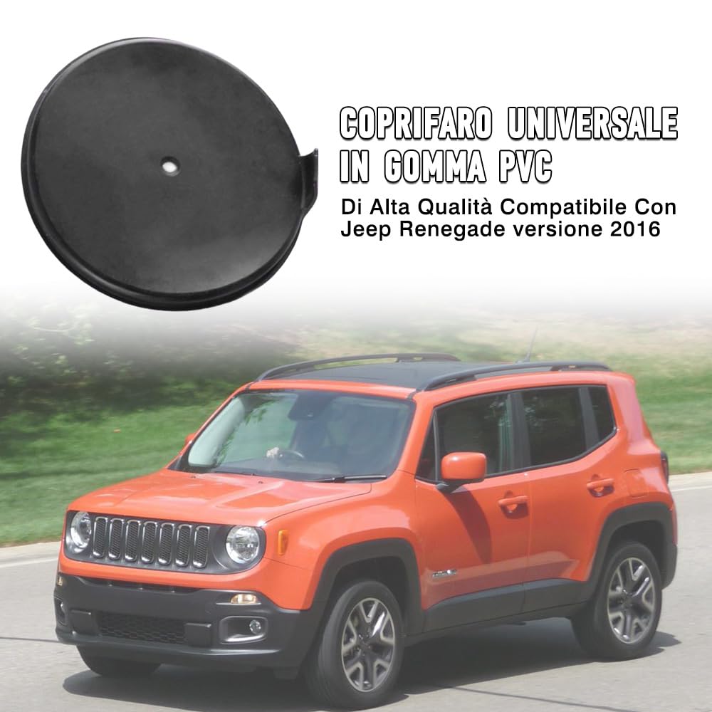 Copertura antipolvere faro compatibile con Jeep Renegade 2016