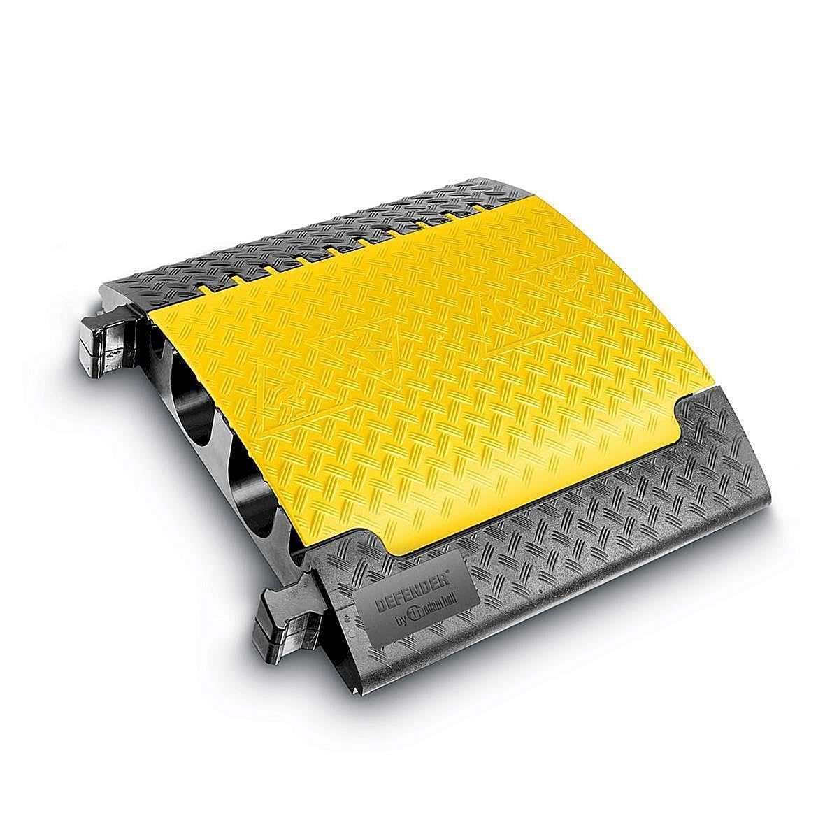 adam hall 85600 Pasacables de Suelo Negro, Amarillo - Protector de Cable (Pasacables de Suelo, Negro, Amarillo, Termoplástico de Poliuretano (TPU), 0,7 m, 783 mm, 13,9 cm)