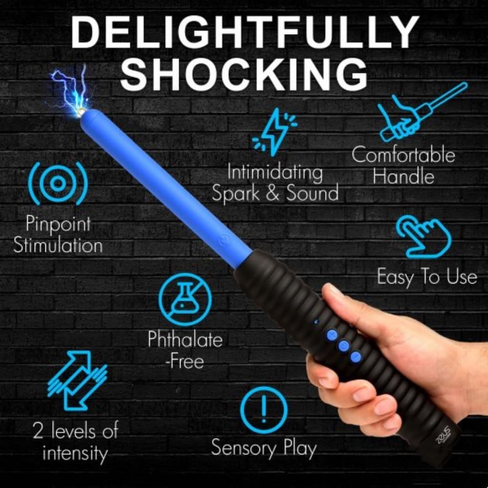 Shock Rod Zapping Wand, Sex Toys BDSM, Easy Grip Handle, Sensory Play, Sex Things for Couples Kinky, Sex Games