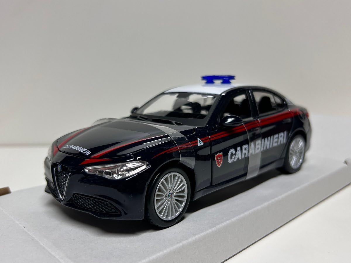 burago 124 Giulia CARABINIERI Local Limited Alfa Romeo Julia Polizia Auto Burago