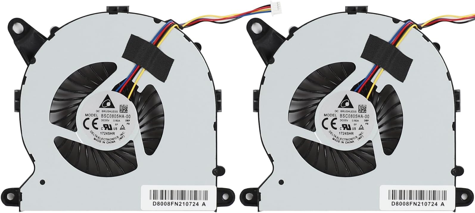NEW CPU Cooling Fan for Intel NUC NUC8, NUC 8 HOM, NUC 8 Enthusiast, NUC8 Kit, NUC8i7BEH NUC8i5BEH NUC8i3BEH NUC8i7BEK NUC8i5BEK NUC8i3BEK P/N: BSC0805HA-00 5V 0.6A Fan 2 PCS