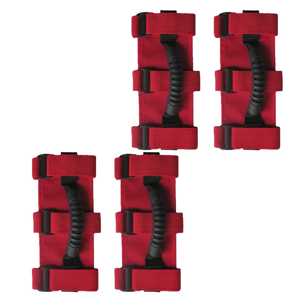 Rough Country Zwarte stalen handgrepen voor 07-18 Jeep Wrangler JK