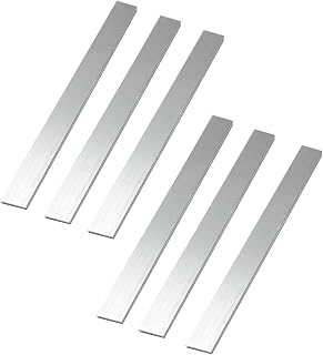 6 Pieces 1/8" X 1" Square Aluminum Flat BAR 12" Long .6061 General Purpose Plate, 3mm X 25mm X 305mm Aluminum Flat Plate, T6511 Solid New Mill Stock