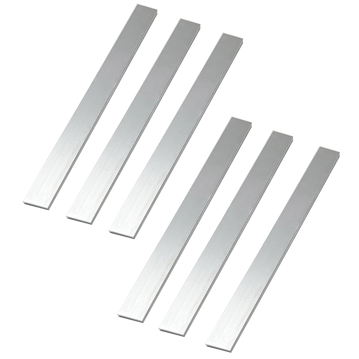 6 Pieces 1/8" X 1" Square Aluminum Flat BAR 12" Long .6061 General Purpose Plate, 3mm X 25mm X 305mm Aluminum Flat Plate, T6511 Solid New Mill Stock
