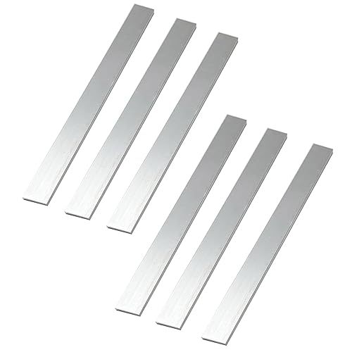 Miniatura 9 de 4 piezas de barra plana cuadrada de aluminio de 14" x 1" de 12 pulgadas de largo .6061 placa de uso general, placa plana de aluminio de 0.236 in x