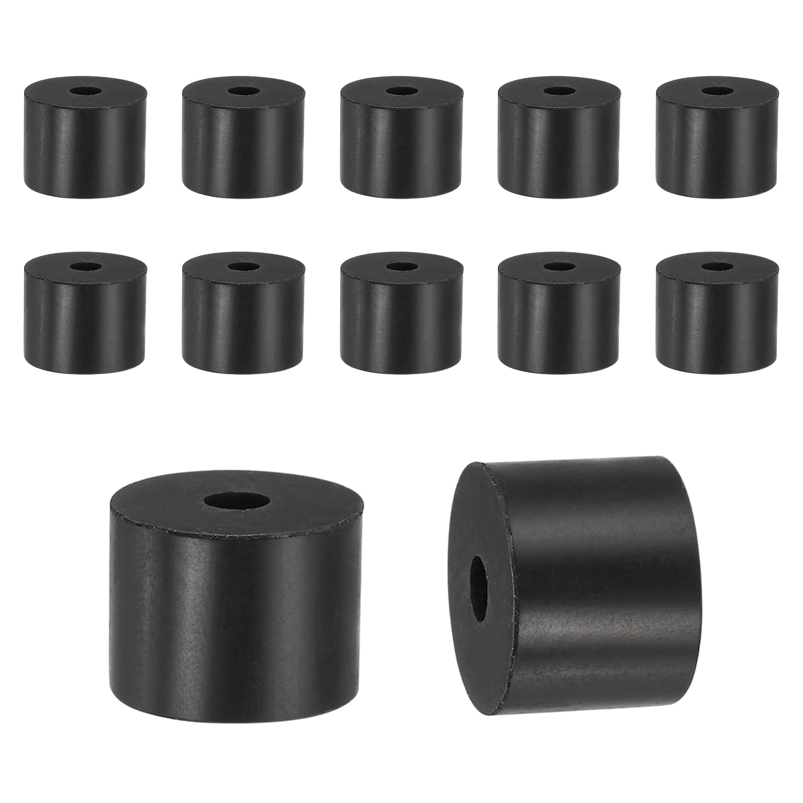 YELARXI Rubber Spacer, Thick Rubber Bushing Washers Anti Vibration Spacer Round Isolation Pads