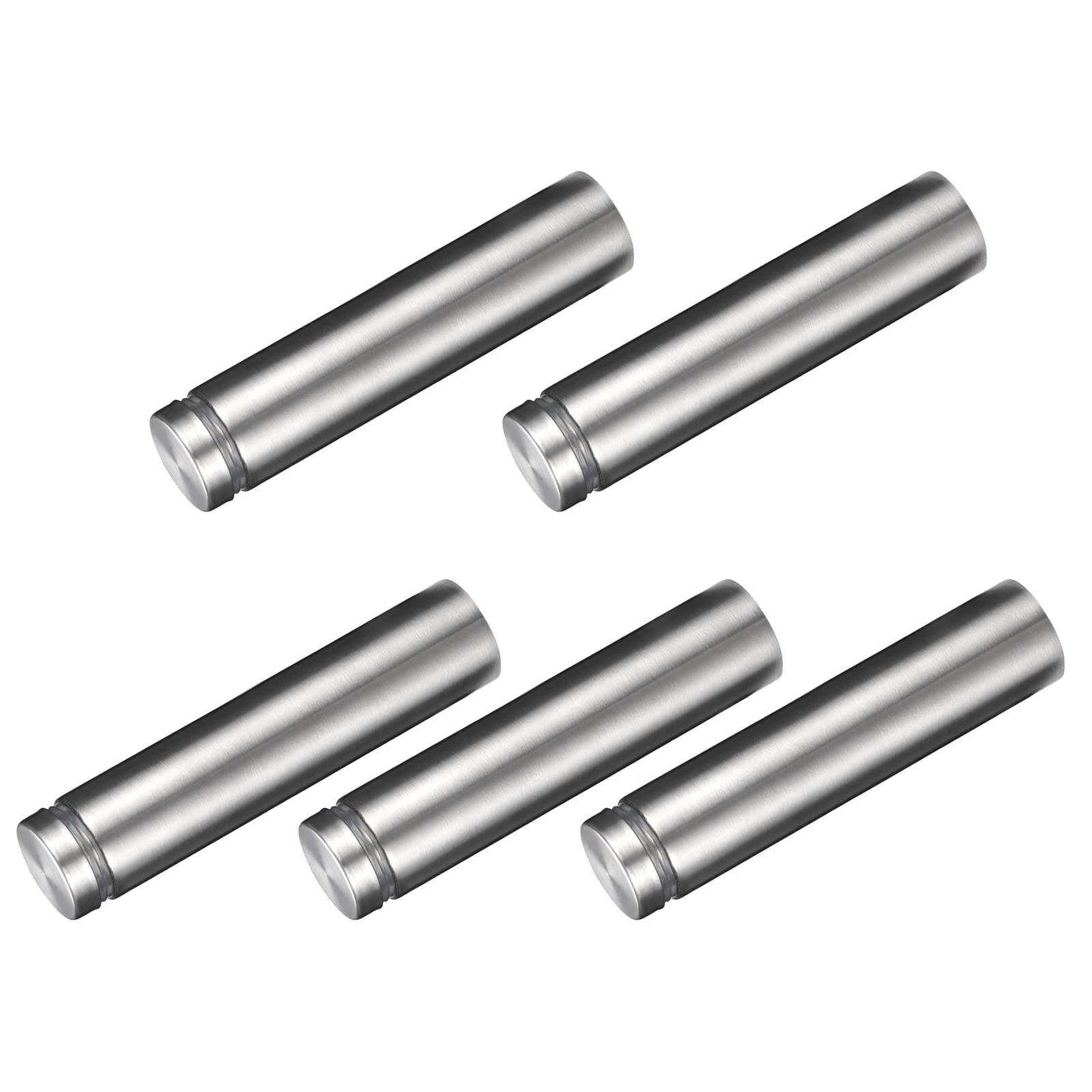 METALLIXITY 5pz Cartello Distanziale Viti 19x80mm Pubblicità Viti Vetro | Acrilico Chiodo, Acciaio Inossidabile, per Picture Frame Sign Display