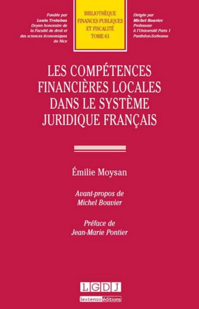 les compétences financières locales dans le système juridique français (61)