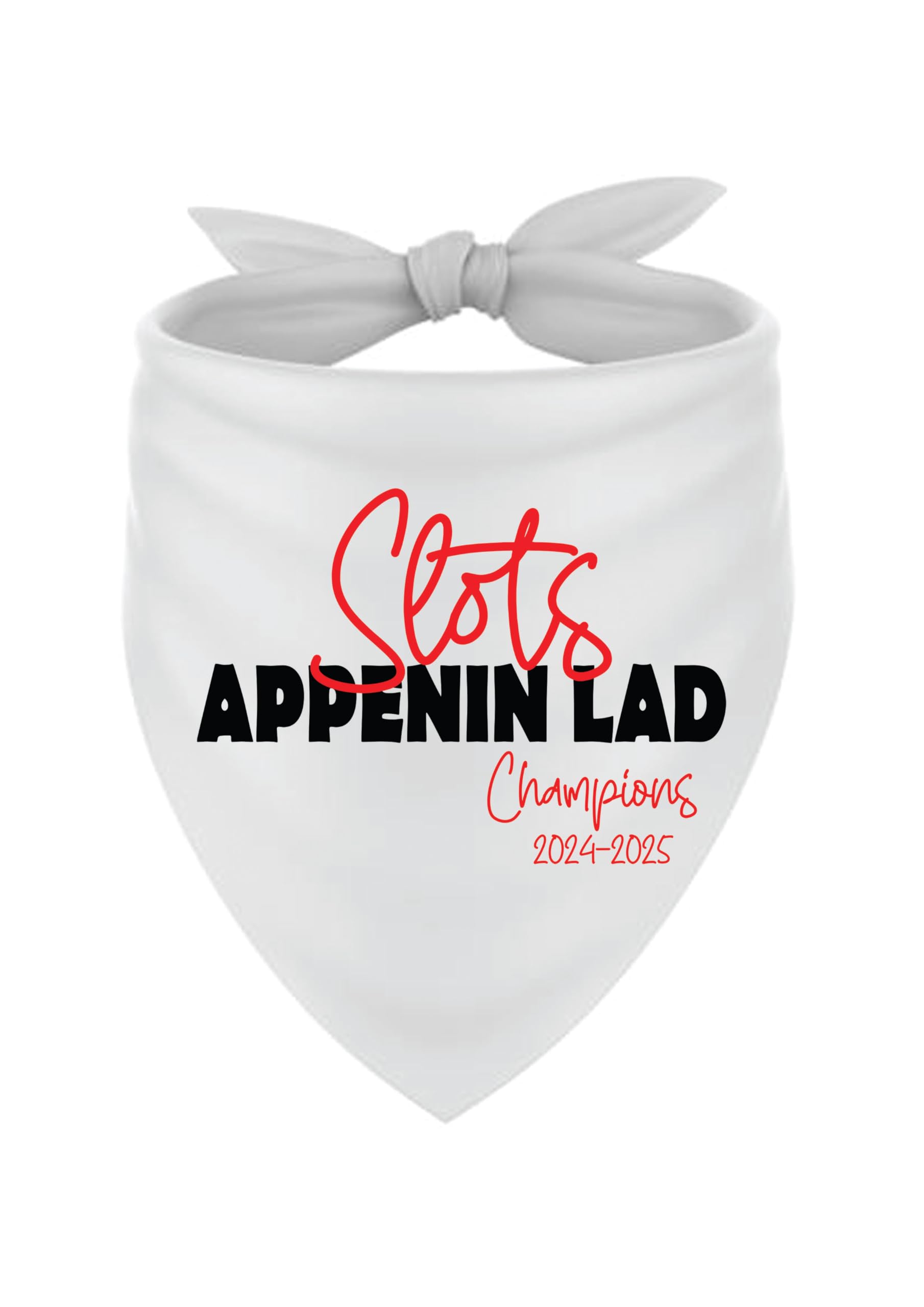 Liverpool Champions 2024/2025 Celebratory Dog Bandana. Dog Clothing/Bibs.Slots Appenin Lad Scouse Dog Fun