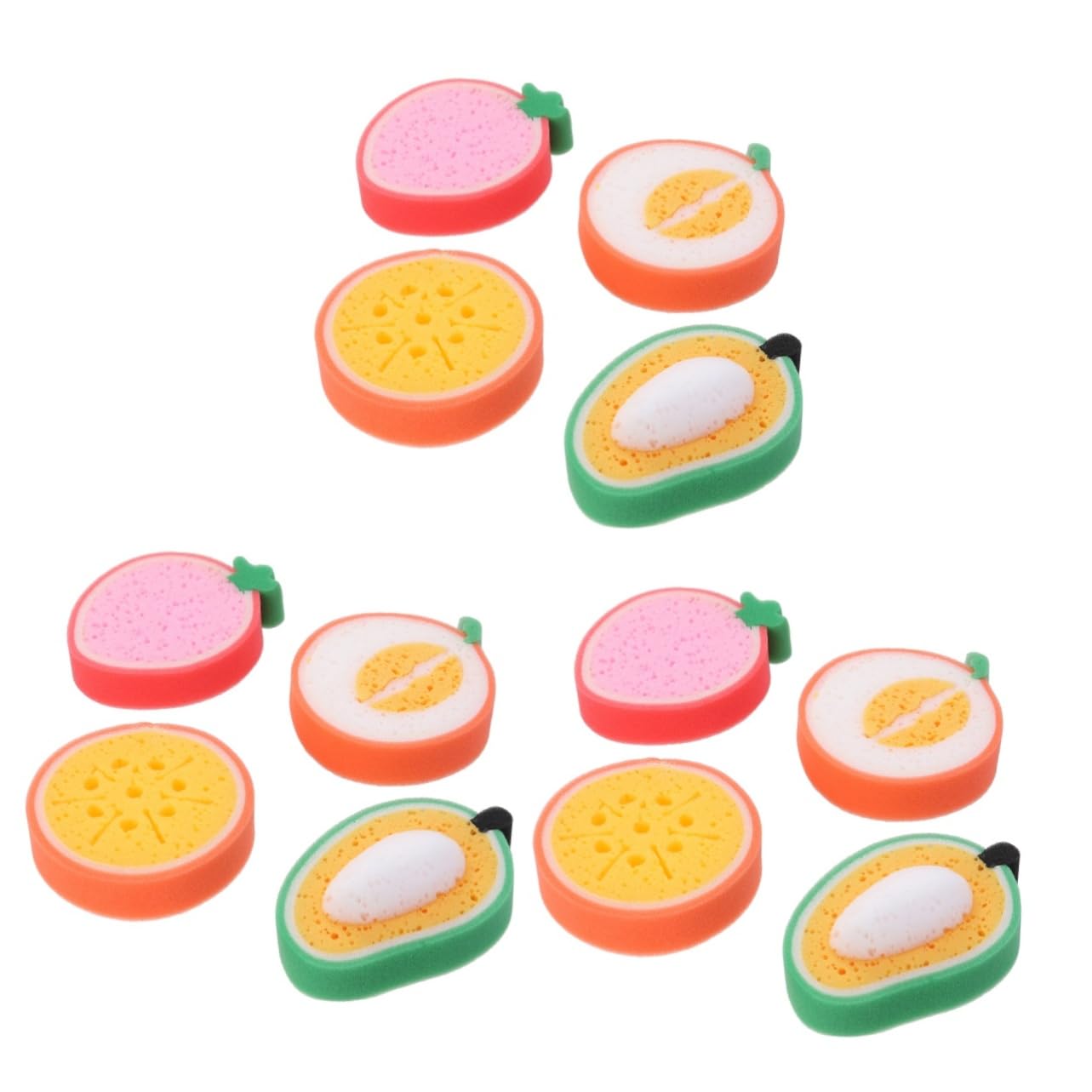 Beaupretty 12 Piezas esponja de ducha de dibujos animados esponja para el cuerpo de la ducha esponjas esponja de baño de ducha infantil esponja de baño infantil tómate un baño Bola de baño