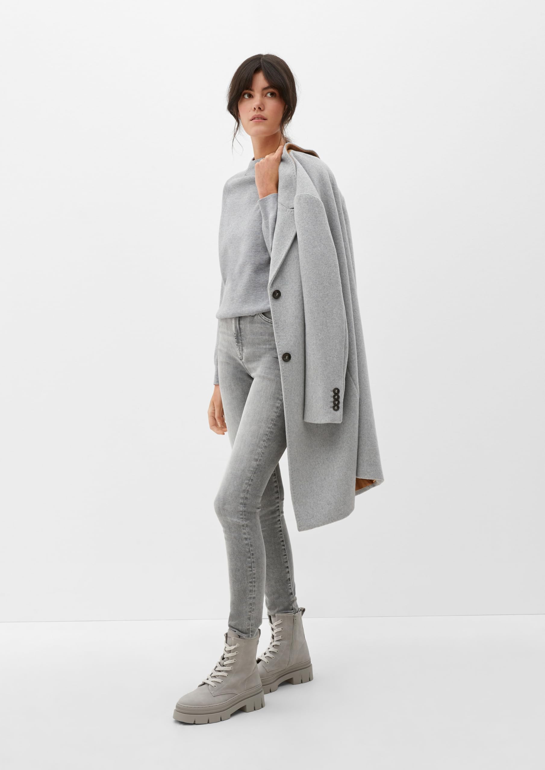 s.Oliver Strickpullover mit Fledermausärmeln