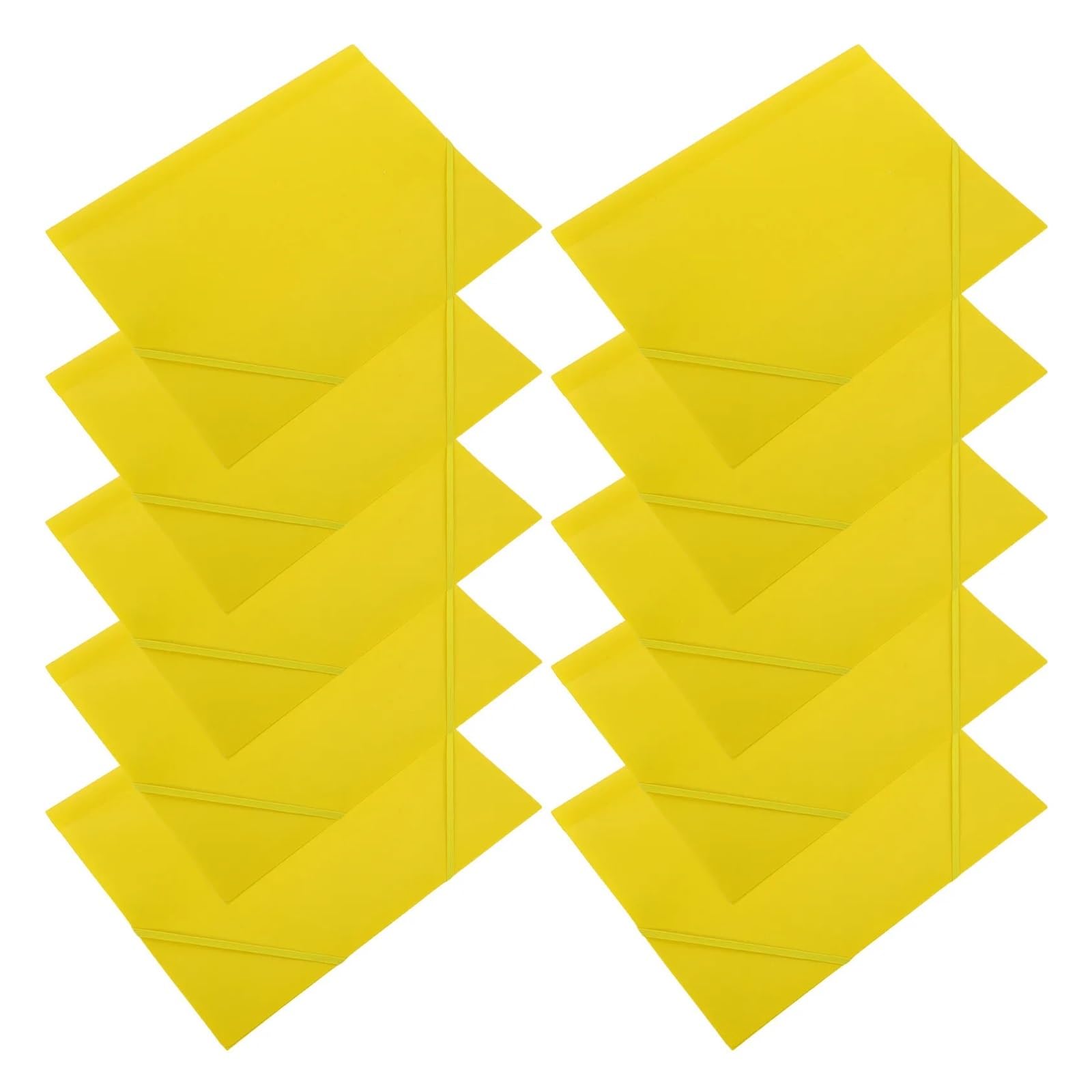 Organizer per documenti con elastico Organizer for documenti con fascia elastica for cartelle A4 da 10 pezzi | Portadocumenti for ricevute cartacee giallo con fascette for ufficio scolastico