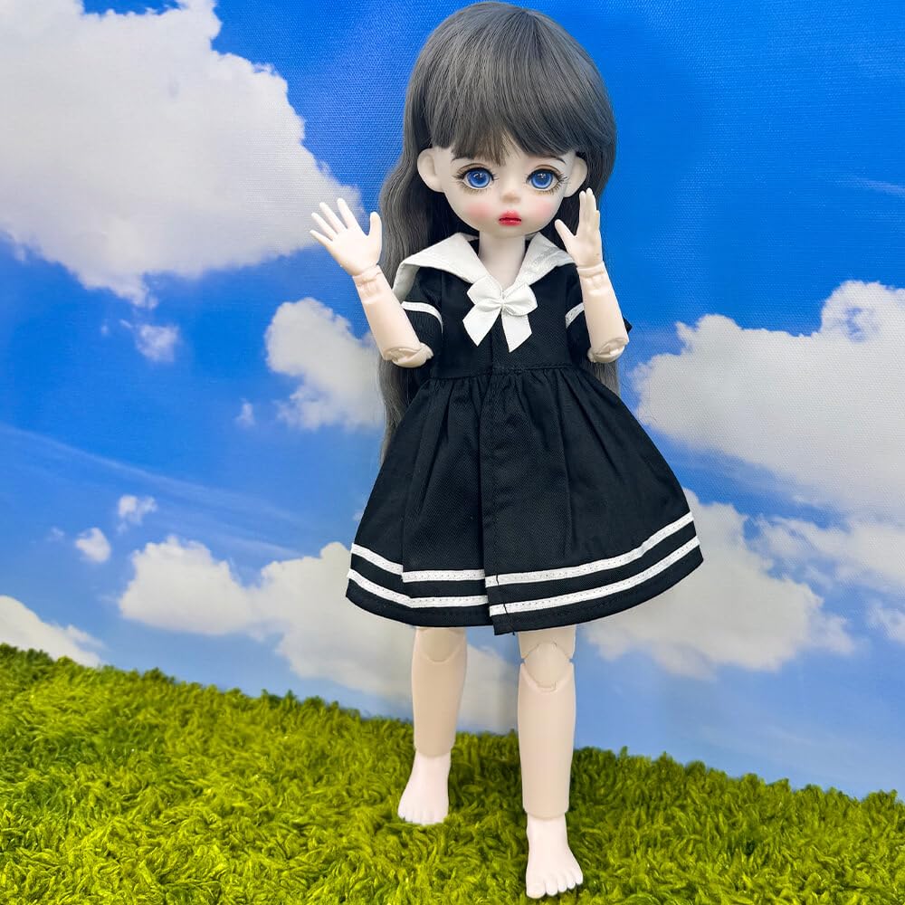 niannyyhouse BJD Vêtements de poupée pour poupées articulées à billes de 1/3 1/4, uniforme scolaire, manteau, chemise, pantalon, chaussettes, accessoires de déguisement pour garçon (1/3BJD-Boy niannyyhouse BJD Vêtements de poupée pour poupées articulées à billes de 1/3 1/4, uniforme scolaire, manteau, chemise, pantalon, chaussettes, accessoires de déguisement pour garçon (1/3BJD-Boy