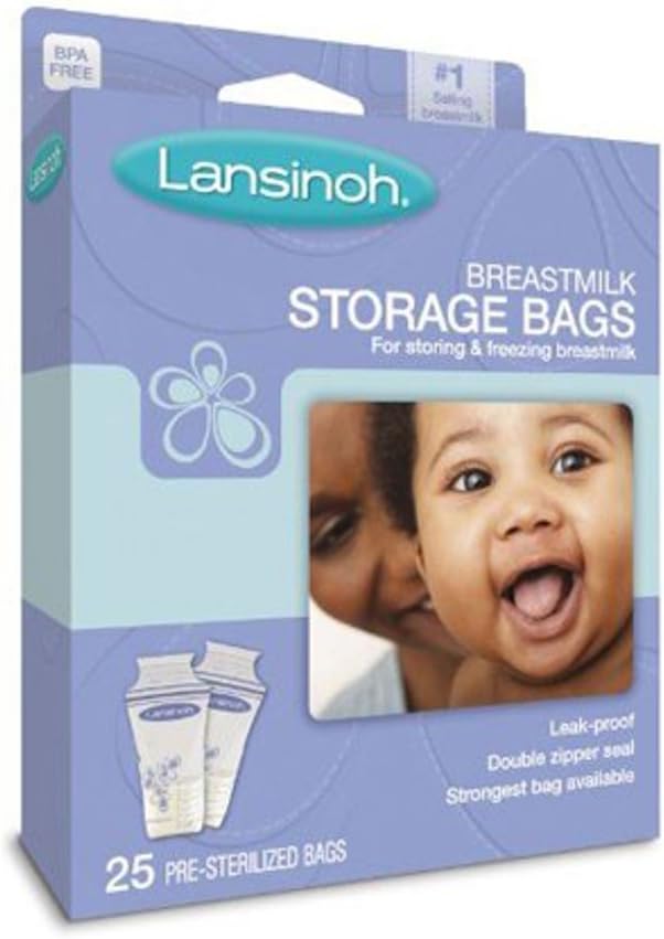 Lansinoh Breastmilk Storage Bags 25 each ( Multi-Pack)