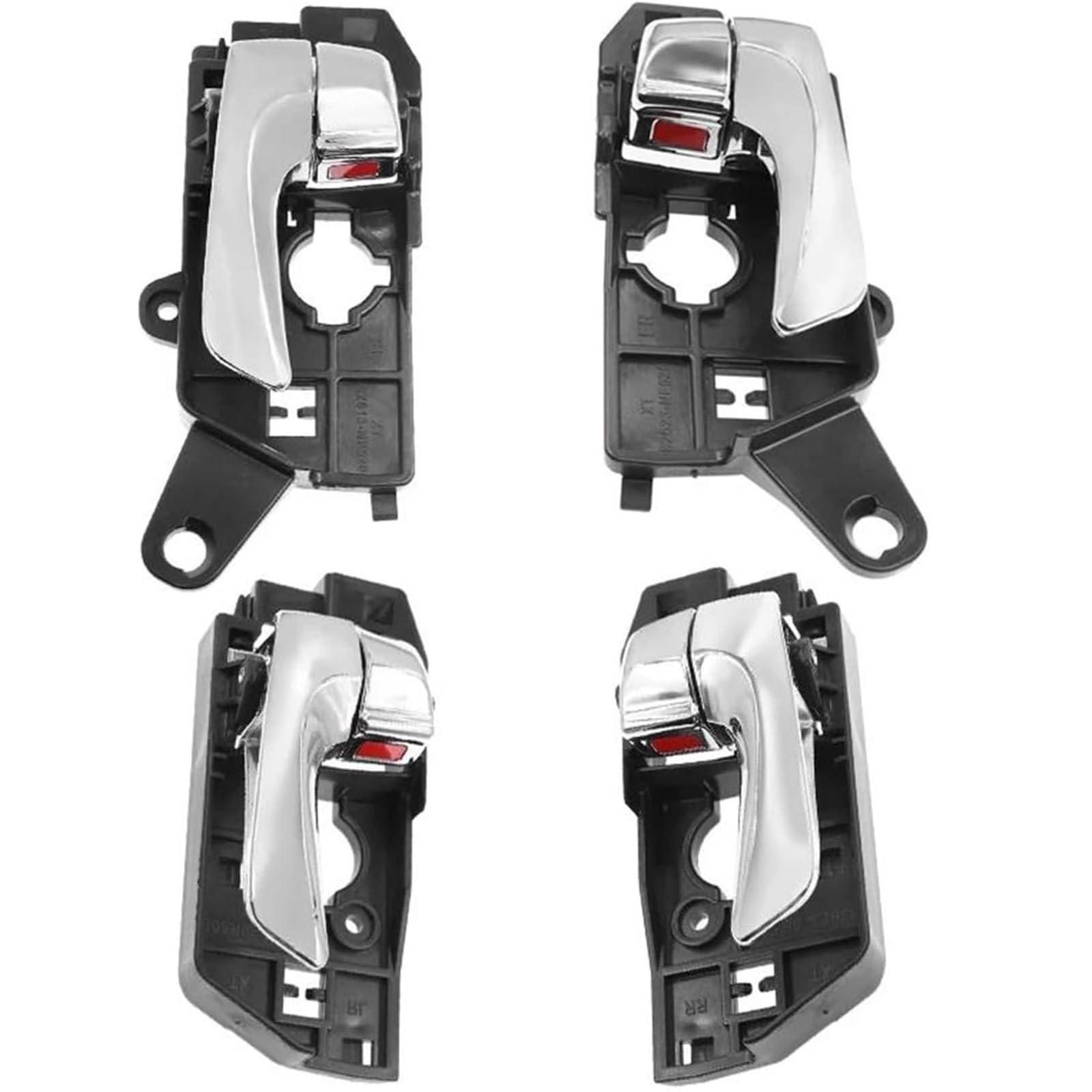 Zynther 4Pcs Flrr Inside Door Latch Handle Interior Door Handle For Sonata Nf 2008-2010 Inner Front Rear Left Right(4Pcs Flrr)