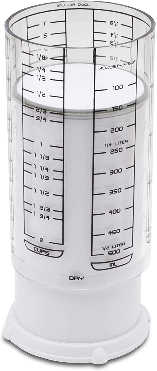 Amazon.com: KitchenArt 23401 2 Cup Adjust-A-Cup, Plastic, White