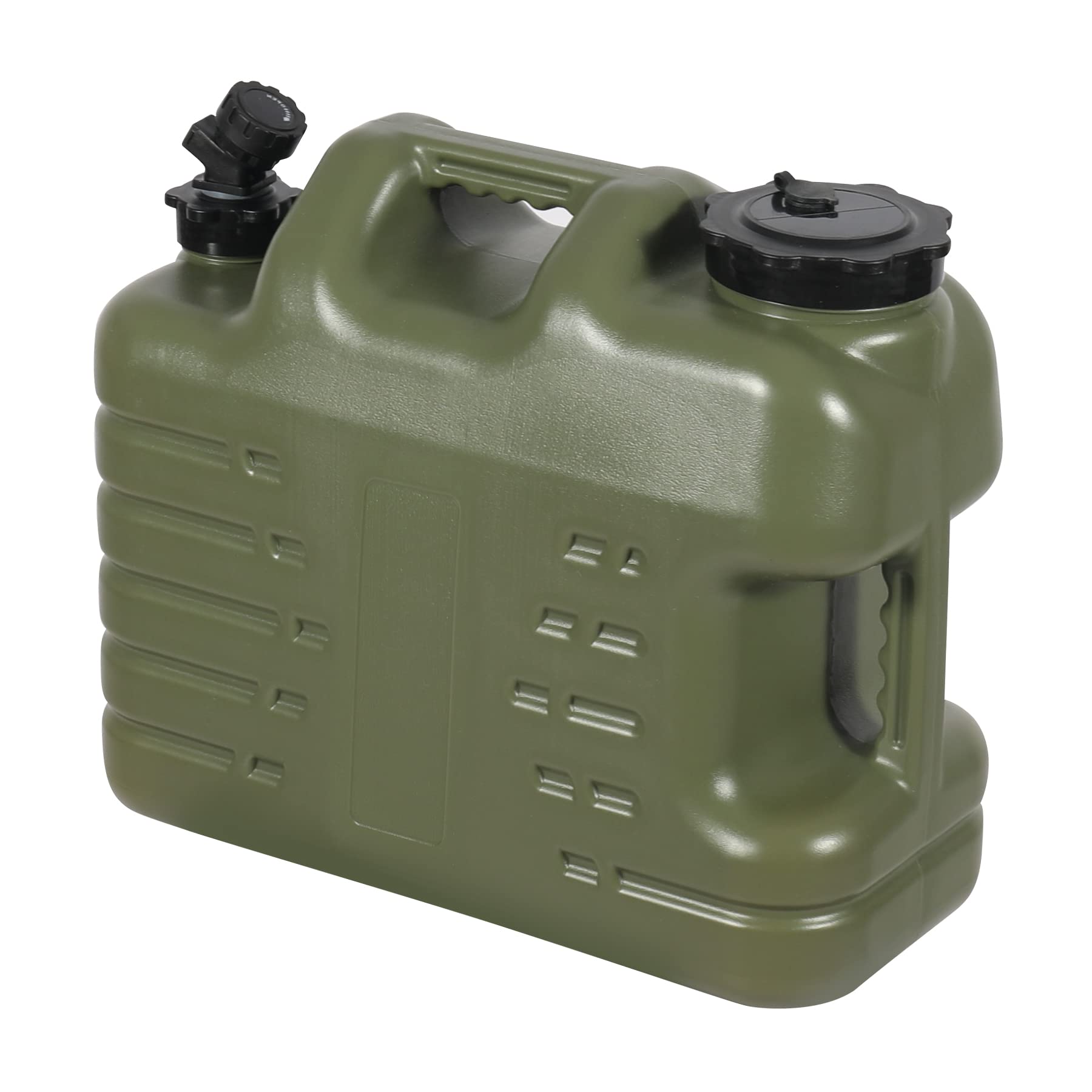 REDCAMP 18.5 Liter Camping Water Container with Tap Portable Water Bottle Carrier with Spigot for Camping Hiking Outdoor(Green-18.5L)