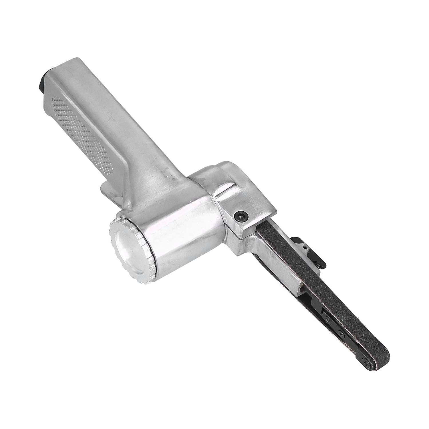 Sanding Belts Machine, 1/4 Grinding Polishing 16000rpm Air Belt Sander Adjustable Angle for