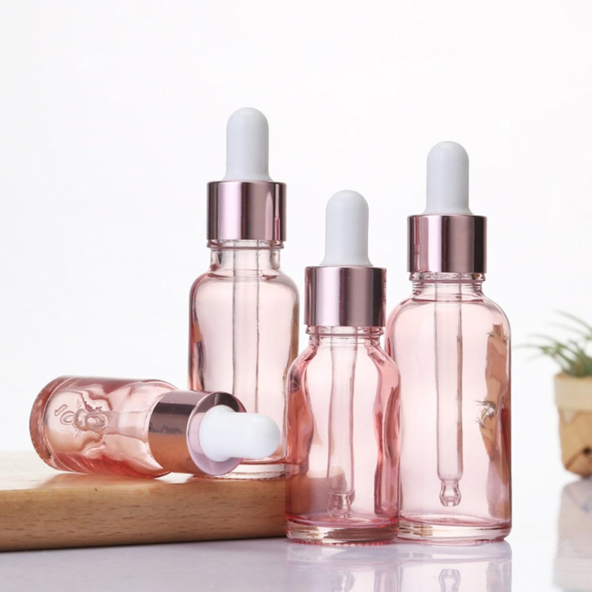 30ml Rosa in Vetro 30 Pezzi Riutilizzabili per Profumi e Miscele Fatte a Mano per Regali a Colleghi