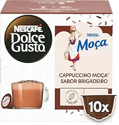 Café em Cápsula Nescafé Dolce Gusto MOÇA BRIGADEIRO 10 Cápsulas