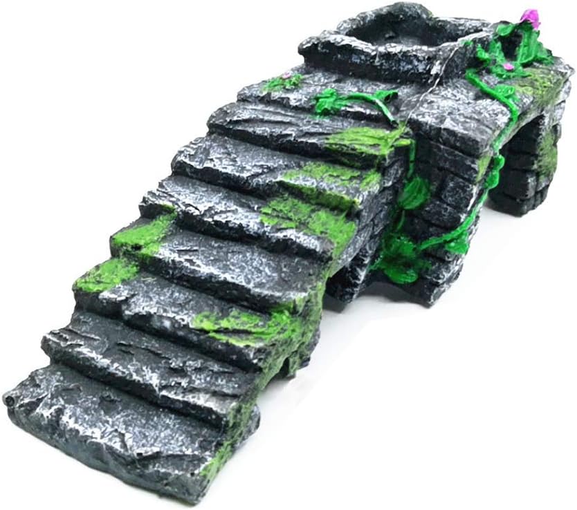 – Reptile Breeding Box Shelter Habitat Decor Terrarium Hideout Turtle Basking Ramp Water Bowl Feeding Humidify Hide Caves