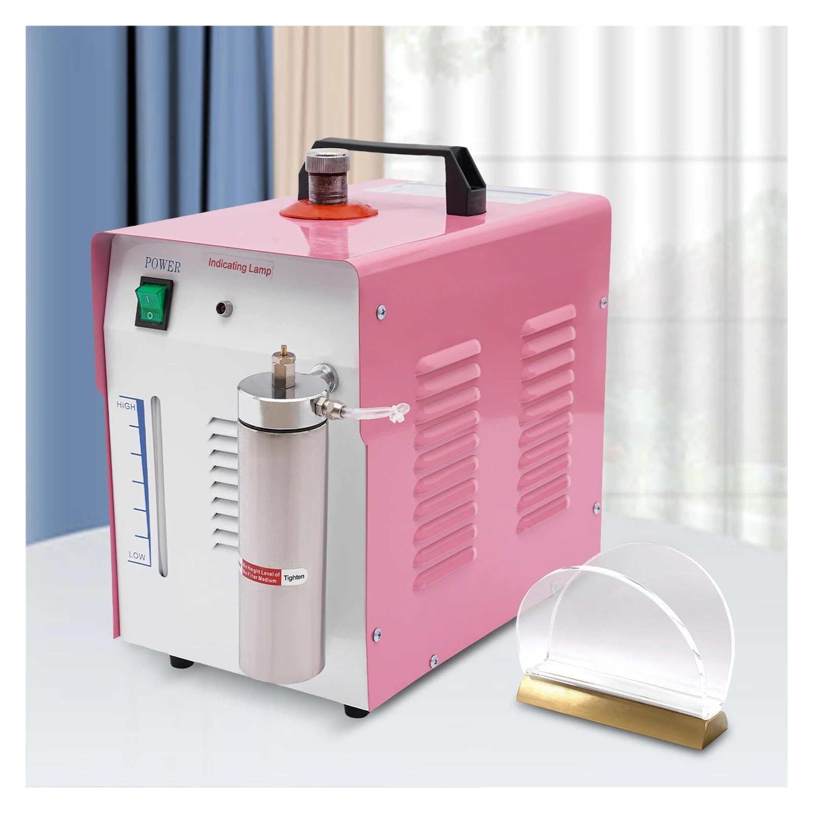 200-W-Sauerstoff-Wasserstoff-Poliermaschine, Acryl-Flammenpoliergerät, 110/220 V, HG60A, 60 l/15,85 gal/h