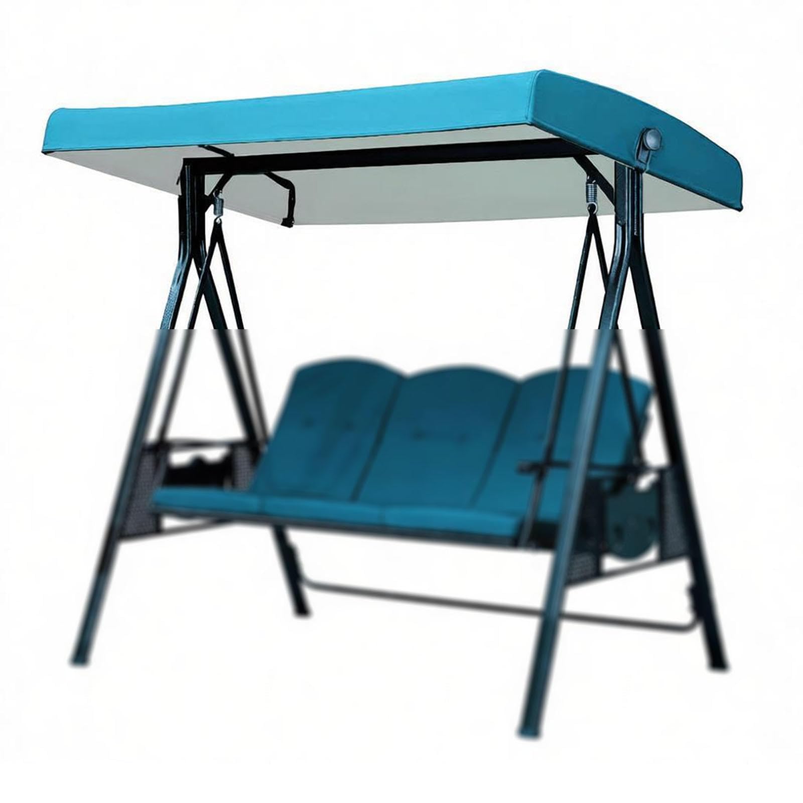 210D Coated Oxford Fabric Swing Cover 75 X 47 X 7.8 in Waterproof, UV-resistant Swing Canopy Replacement for Lawn Garden,RoyalBlue