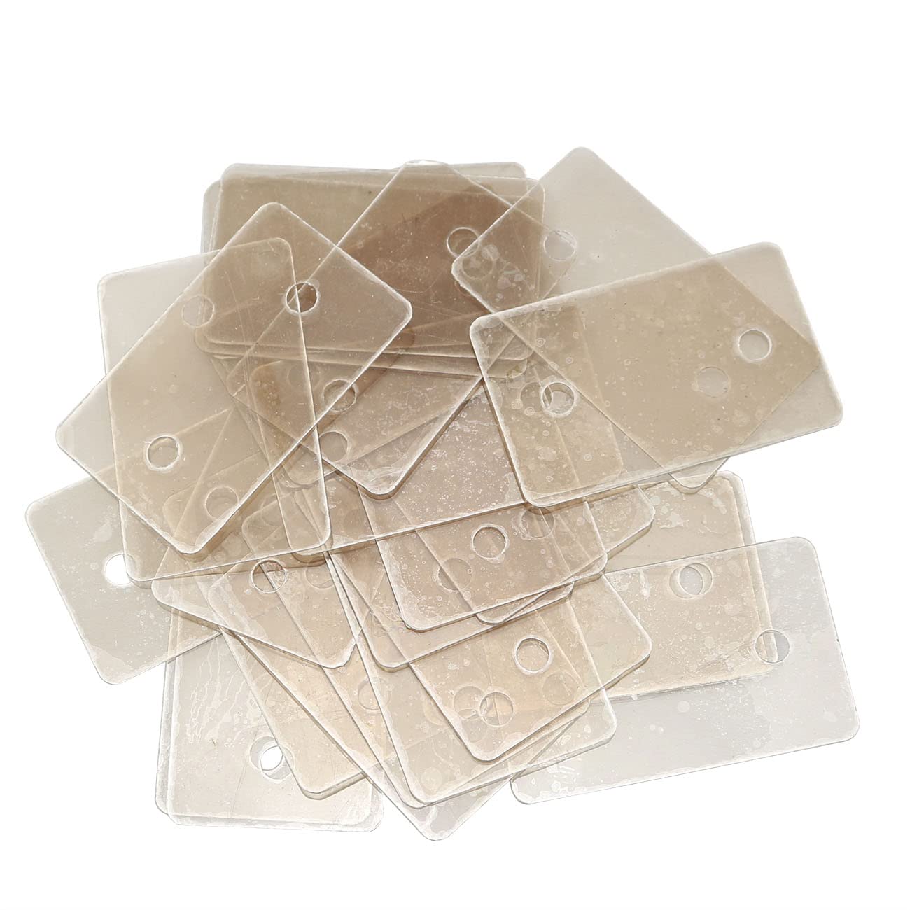 ★mica★ PZRT 50pcs TO-3PL Natural Transparent Rectangle Shape Mica