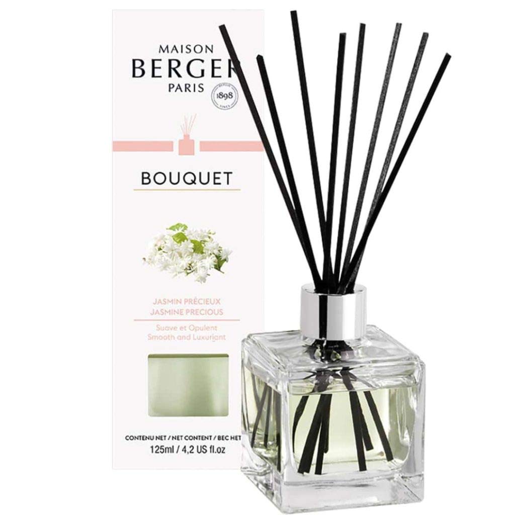 Parfum Berger Transparent Berger Perfume, Reed Room Diffuser In A Clear Cube Precious Jasmine Cube Jasmin Précieux