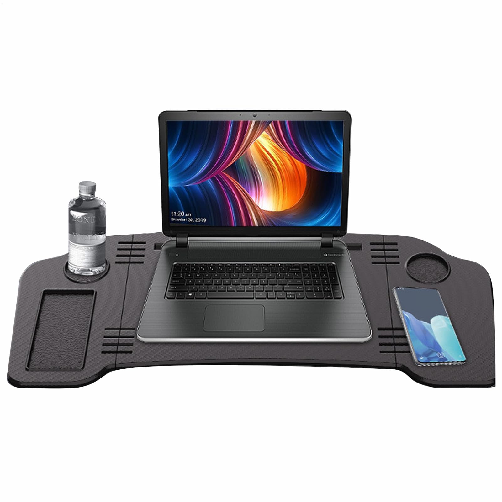 Bandejas De Coche Para Comer Escritorio para Portátil Accesorios para | Bandeja Mesa para el Volante del Coche para Viaje por Carretera Viaje de Larga Distancia Camión SUV Sedán