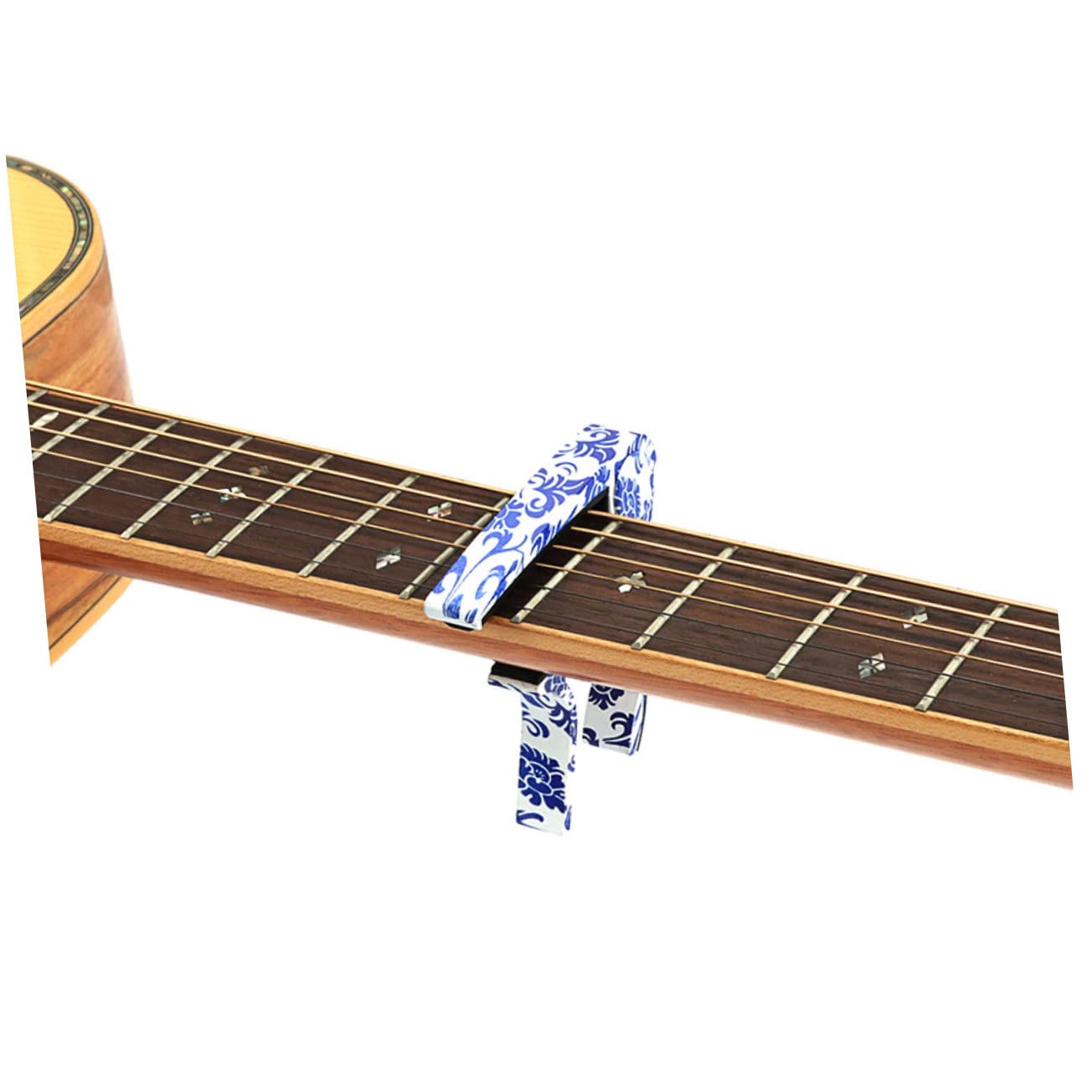 Yardwe 4 Stück Gitarren-kapodaster Gitarrenzubehör Bass Kapodaster Gitarre Guitar Capo Acoustic Gitarre Elektrisch Akustikgitarre Kapos Tuner E-gitarre Kapodaster Metall
