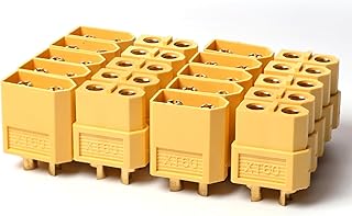 MADCATZ 10 Pairs XT60 Battery Connector Male & Female Bullet Connector Plug for RC LiPo Battery Motor FPV Airplane Quadcopter