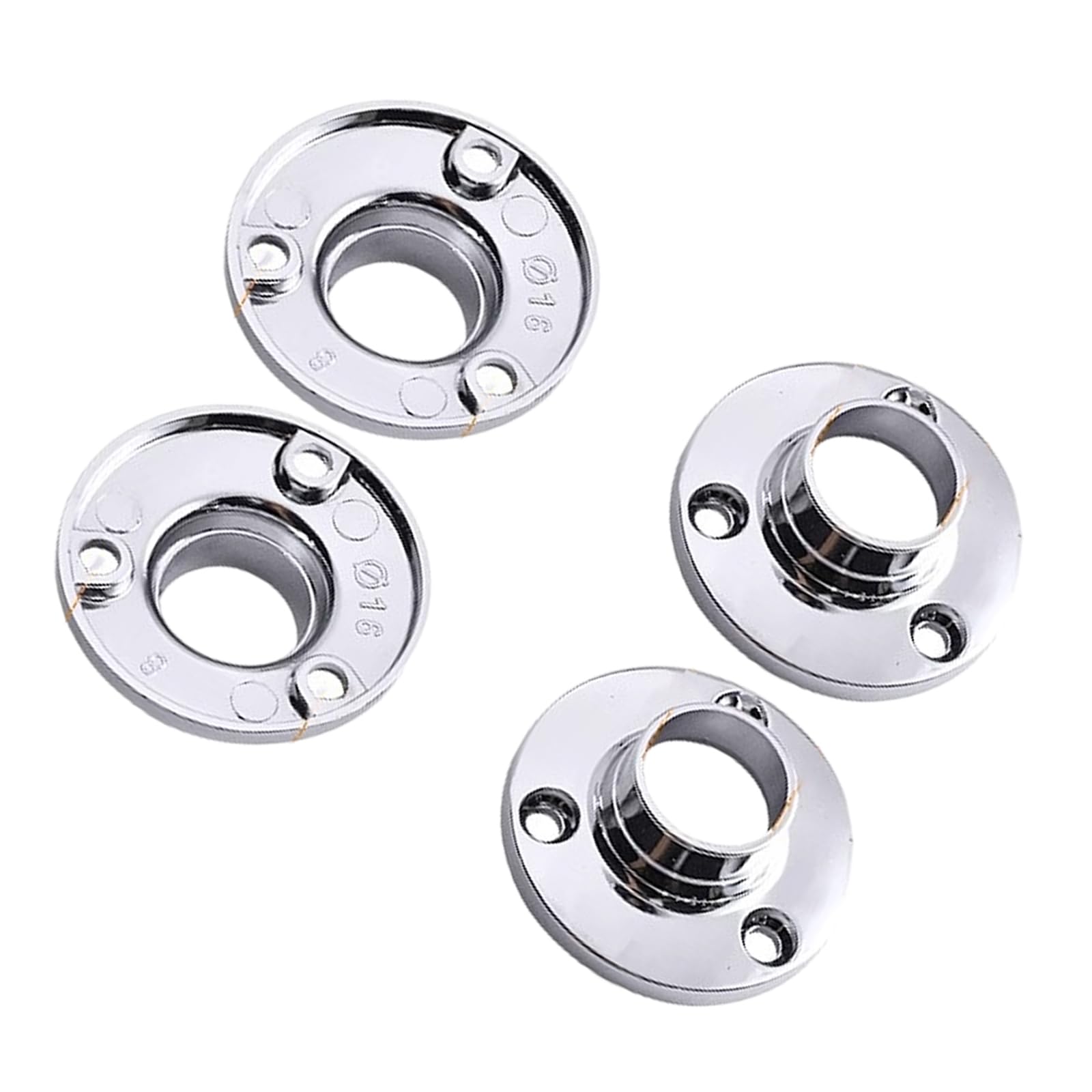 Newft 16 Flange Steel Wardrobe Flange Brackets Rusts Resistant Flange Joints Simple Installation For Stable & Elegant Closet Connection Steel Wardrobe
