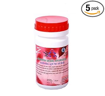 Shorya Vedic Ayurveda - Arogyam Churan(100 gm) pack of 5