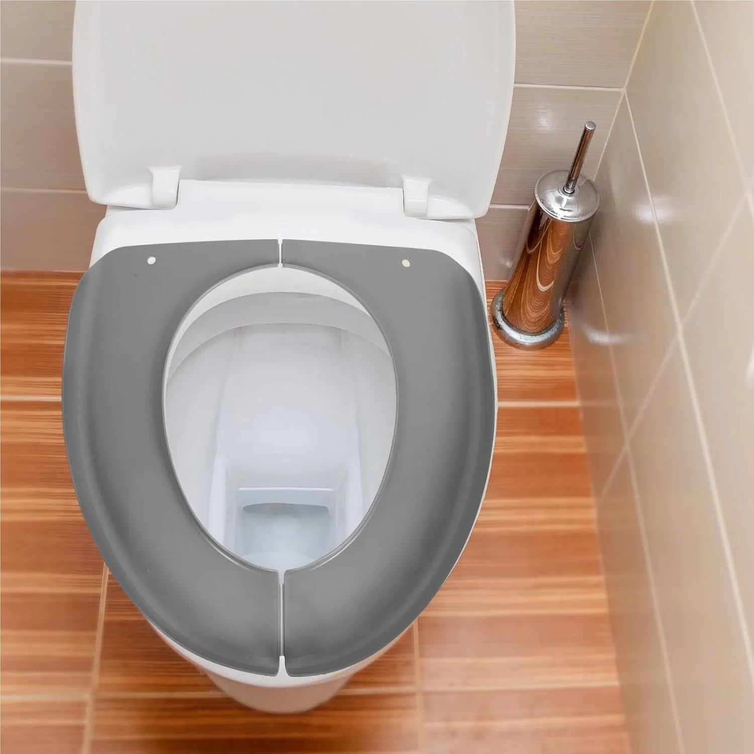 Foldable Portable Toilet Seat Cushion Waterproof Universal Cover for Adults Rental Homes Travel Public Bathrooms