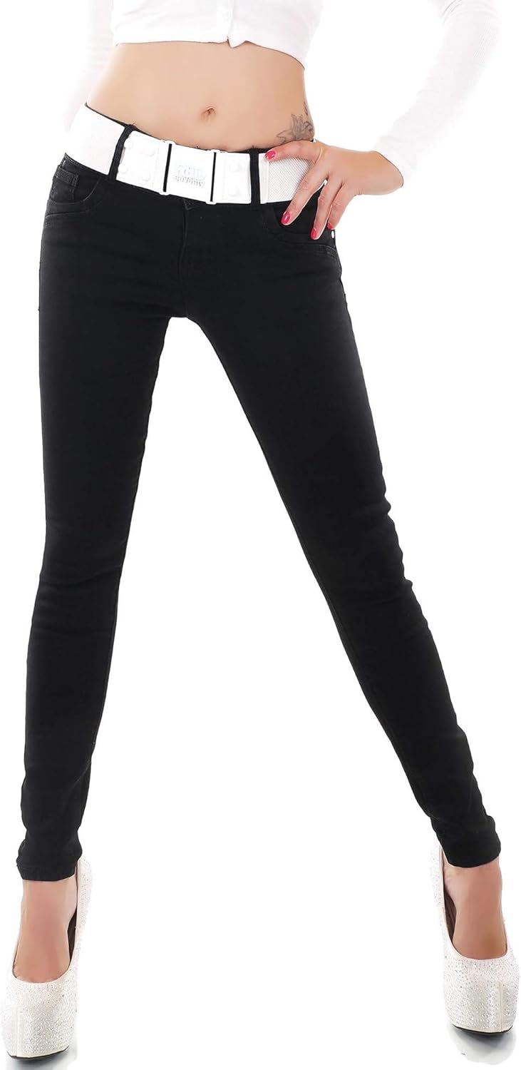 Noir triple xxx Womens Slim Skinny Stretchy Cropped Jeans Black Sizes UK 6 8 10 12 14 Noir triple xxx Womens Slim Skinny Stretchy Cropped Jeans Black Sizes UK 6 8 10 12 14