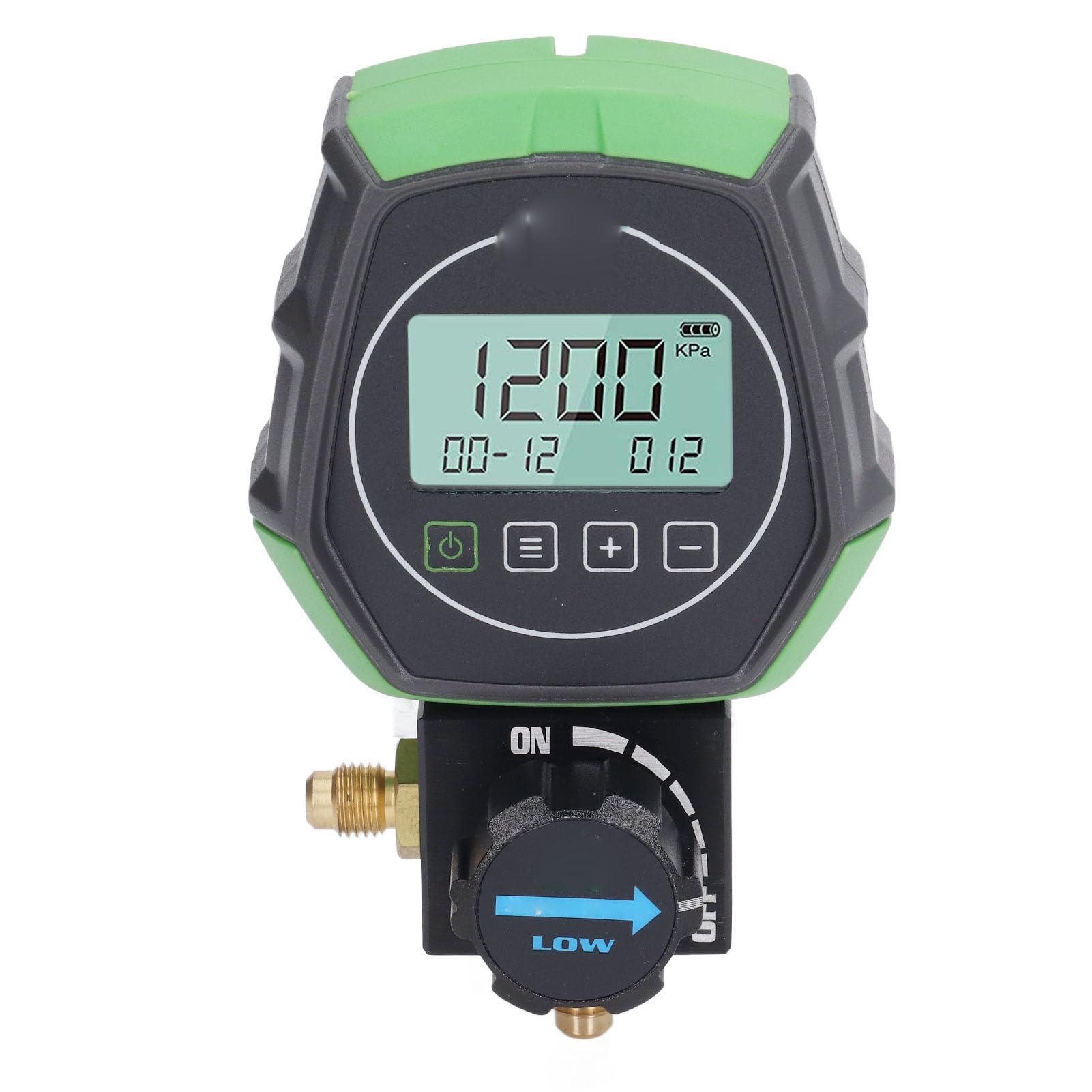 Medidor de Colector de Refrigeración, Función de Retroiluminación Sensor de Alta Precisión Medidor de Presión del Colector 0KPa-6000KPa 3 Modos de Trabajo para el de CA del Hogar o del