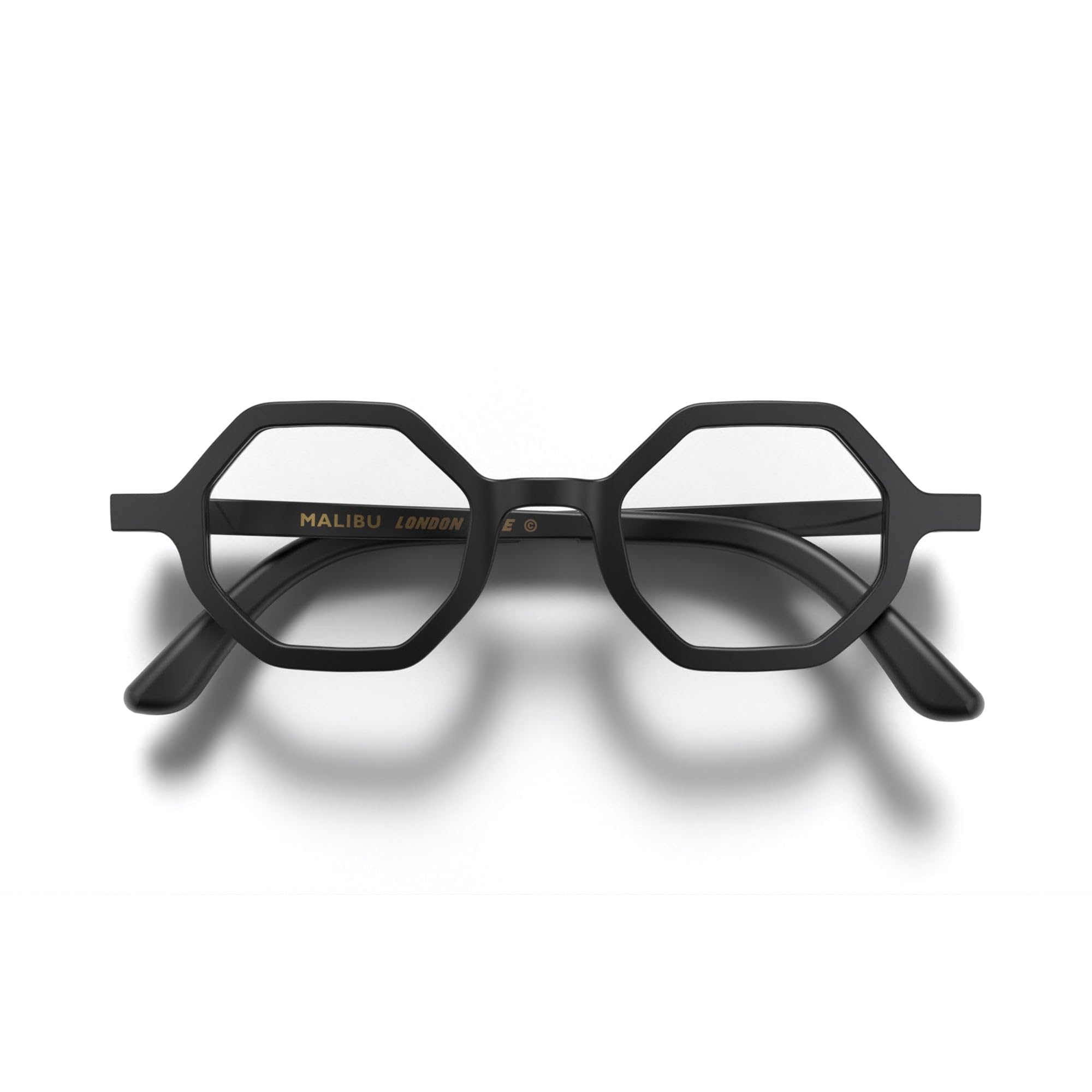 LONDON MOLE® Malibu reading glasses, Rubberised Black, 140mm (Frame) x 42mm (Lens)