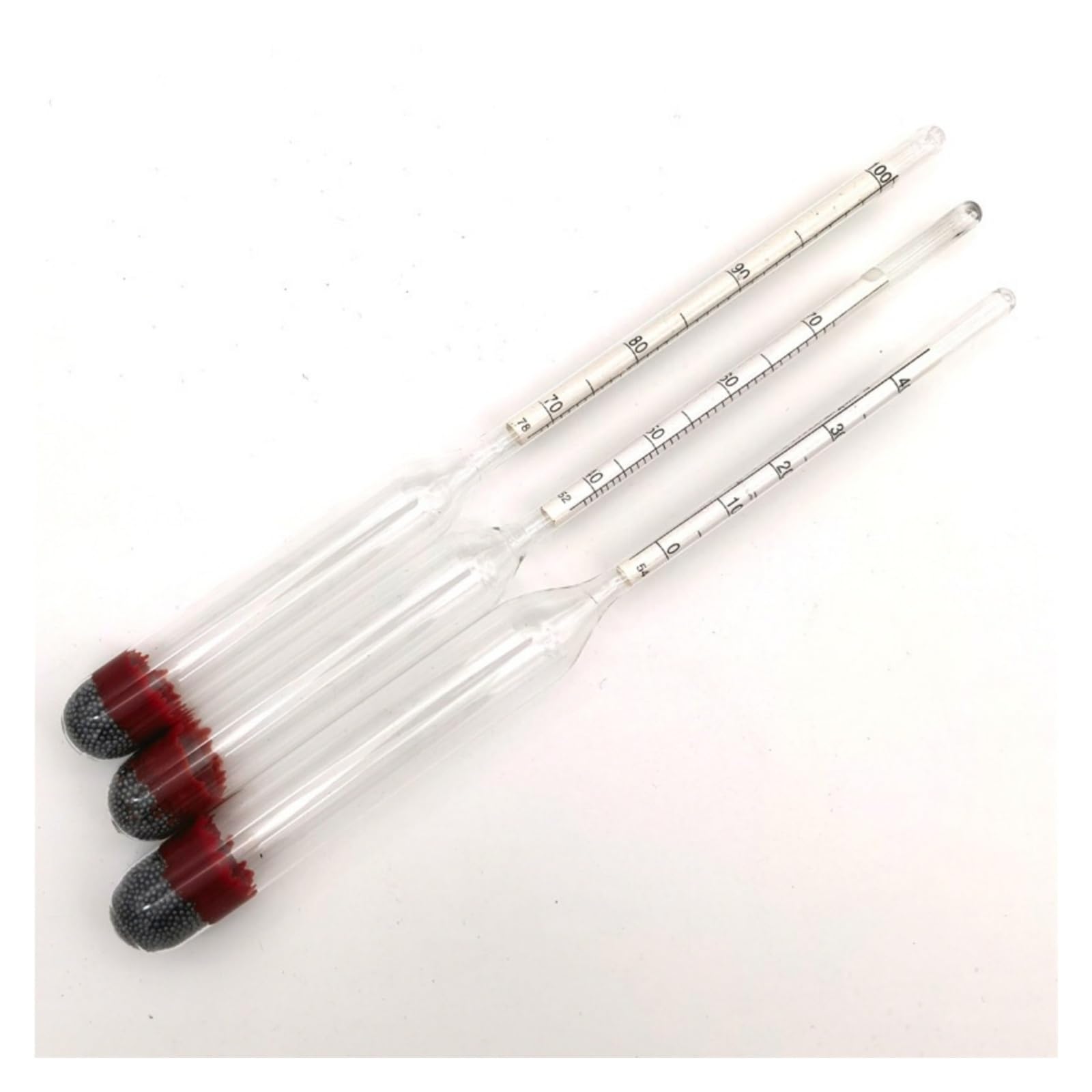MKHQST Refractometer Glass Alcohol Hydrometer Alcoholmeter Ranges 0–40, 40–70, 70–100 Easy to operate